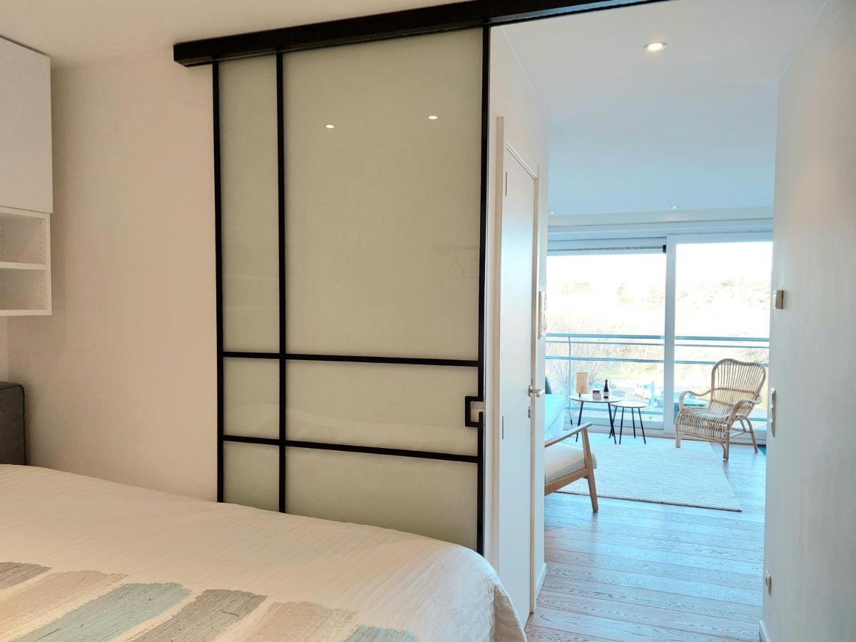 Studio 3 Bredene Met Strandcabine المظهر الخارجي الصورة